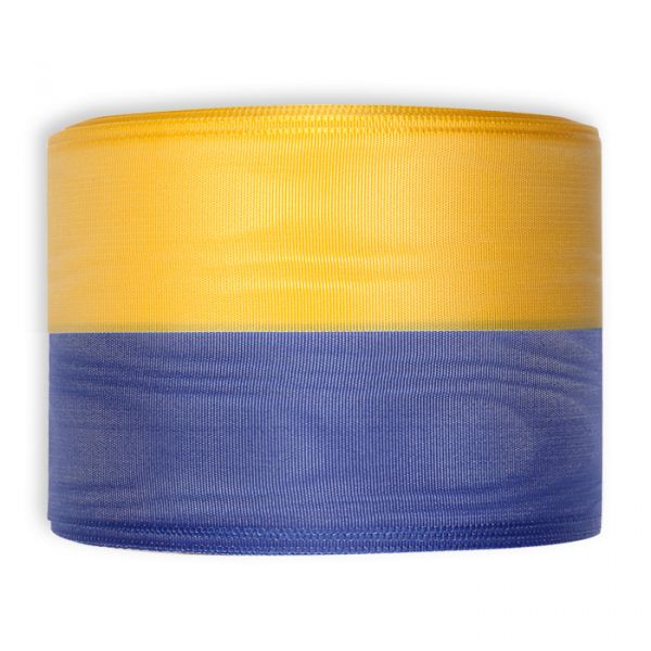 Nationalband / Vereinsband / Flaggenband Ukraine gelb/blau 50 mm 1070 yellow/dark blue (GE/DBL) Hauptbild Detail