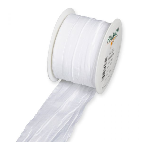 Plissee-Taftband/-stoff  1080 white Hauptbild Listing
