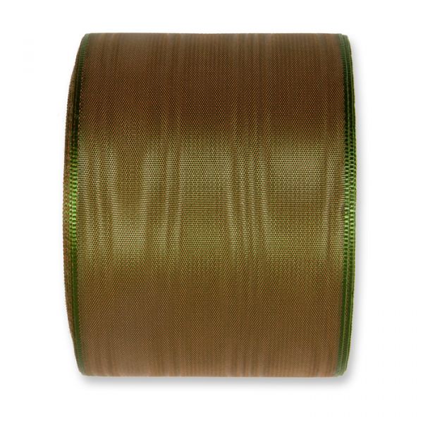 Moiréband - farbig two-tone green/brown Hauptbild Detail