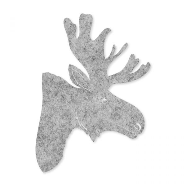 Filz-Elchkopf light grey Hauptbild Detail