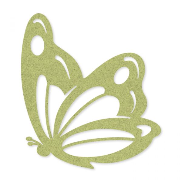 Filz-Schmetterling pale green Hauptbild Detail