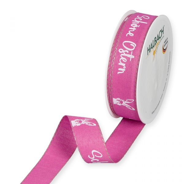 Druckband "Schöne Ostern" 1191 pink/white Hauptbild Listing