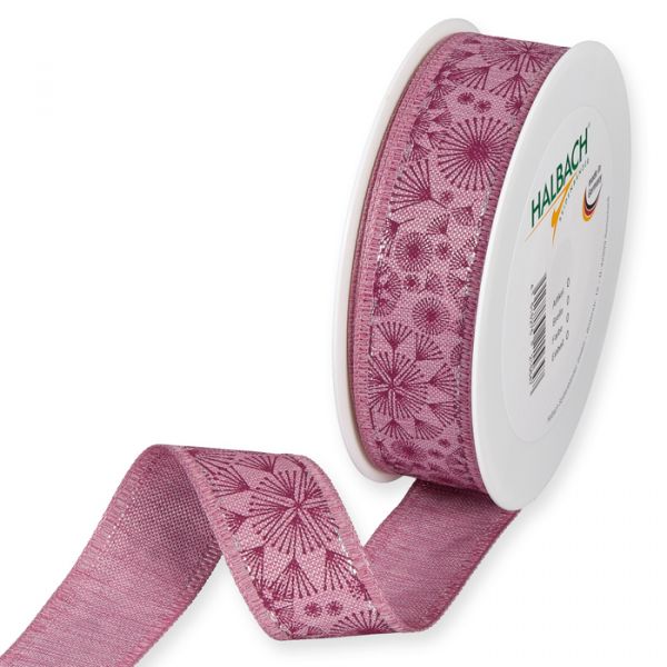 Druckband "Eisblumen" 128 pale berry/berry/silver Hauptbild Listing