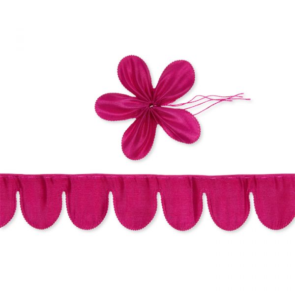 Ziehschleifenband "Blume", befüllbar 15530 pink Hauptbild Detail