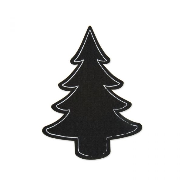 Tafelstoff Sticker "Tanne" 15673 black Hauptbild Detail