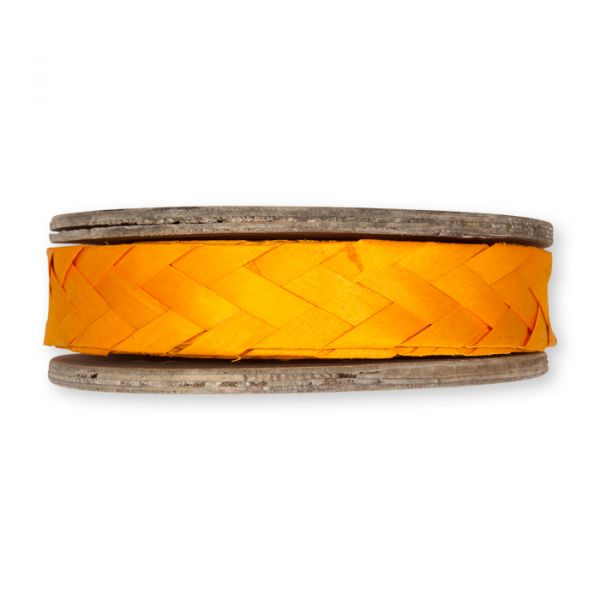 Holz-Flechtband auf Holzrolle 16550 orange Hauptbild Detail