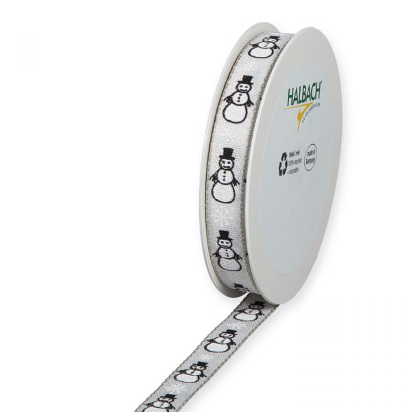 Druckband "Schneemann" 1797 white/black Hauptbild Listing