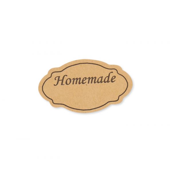 Papier-Sticker "Homemade" natural Hauptbild Detail
