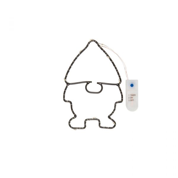 LED-Metall-Hänger "Wichtel", LED-Weihnachtsdeko 22312 black Hauptbild Detail