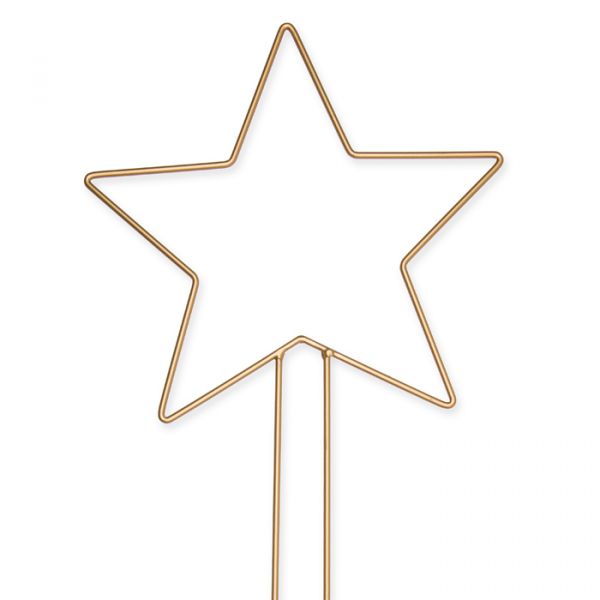 Metallstecker "Stern" 23274 gold Hauptbild Detail
