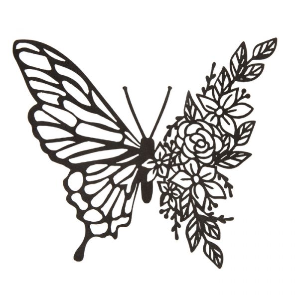 Paper Cutting "Schmetterling" 23321 black Hauptbild Detail