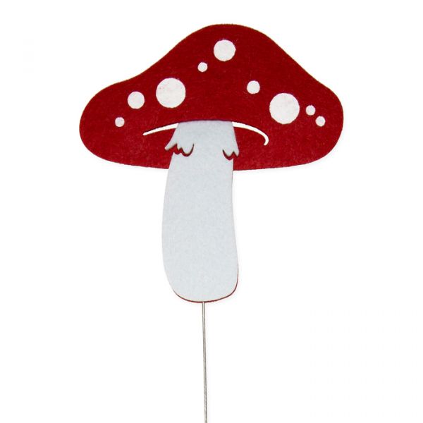Pflanzenstecker "Pilz", Blumenstecker, Outdoor-Stecker 23500 red/cream Hauptbild Detail