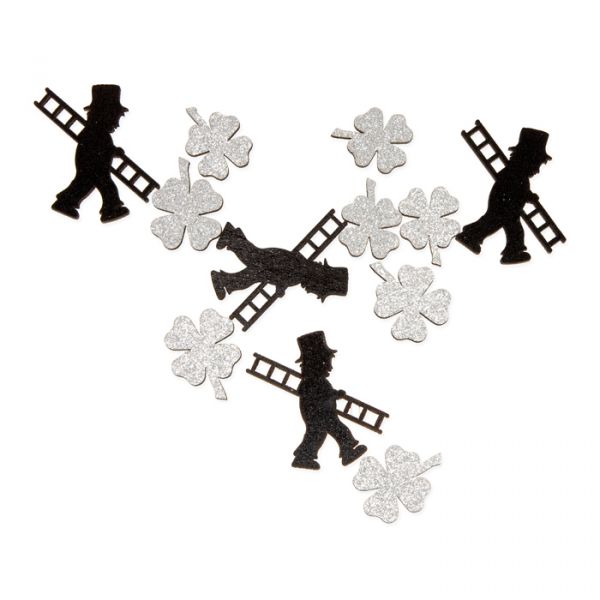 Holz-Sortiment "Silvester", Silvesterdeko 23502 black/silver glitter Hauptbild Listing