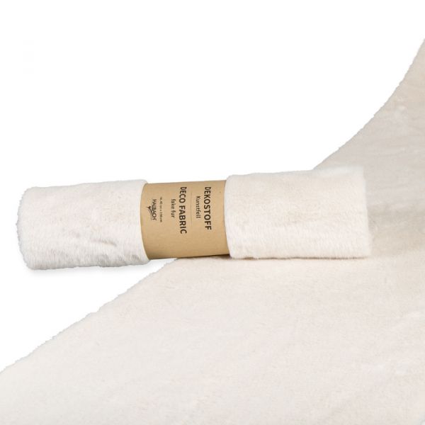 Kunstfell-Band und Dekostoff 23521 off-white Hauptbild Listing