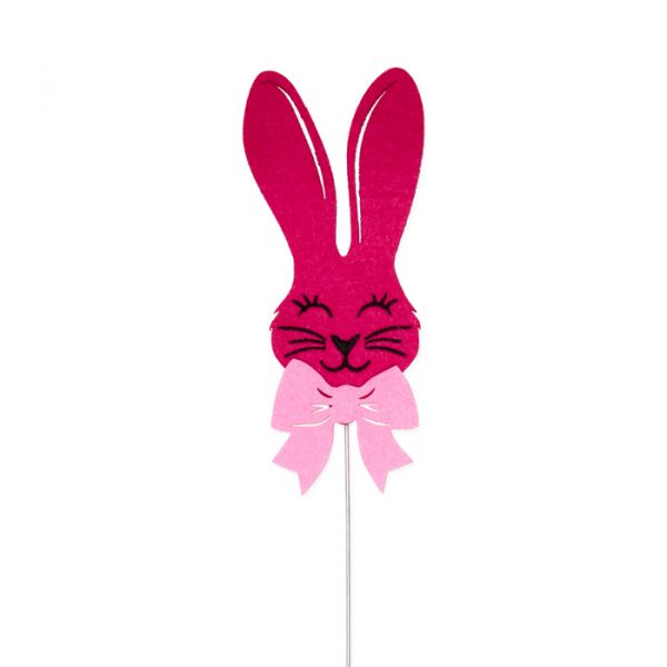 Pflanzenstecker "Hase", Blumenstecker Outdoor-Stecker 23542 purple/rose Hauptbild Detail