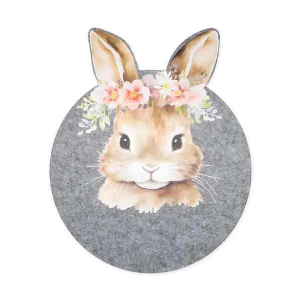 Filz-Tischset "Hase", Osterdeko 23546 light grey Hauptbild Listing