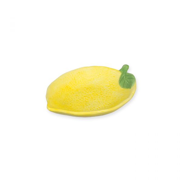 Porzellan-Teller "Zitrone" 23563 lemon/green Hauptbild Detail