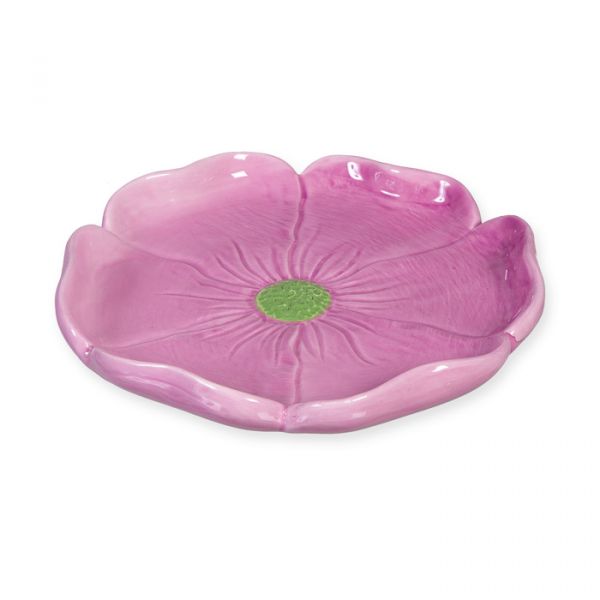 Porzellan-Teller "Blüte", Deko-Teller 23568 lavender/green Hauptbild Detail