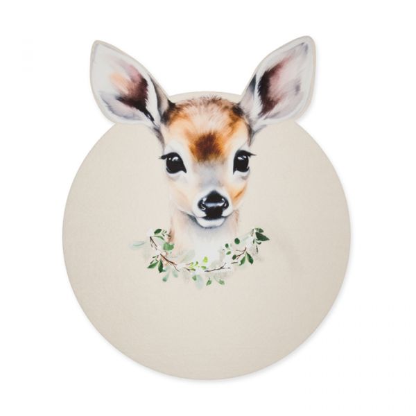 Filz-Tischset "Reh" 23570 cream Hauptbild Detail