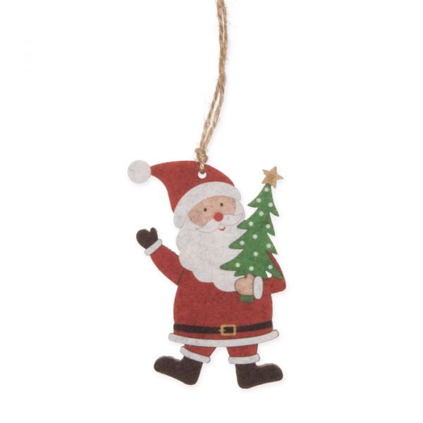 Filz-Hänger "Nikolaus" 23595 red/green/white Hauptbild Detail