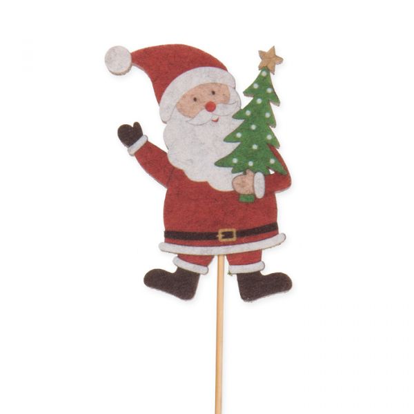 Filz-Stecker "Nikolaus" 23600 red/green/white Hauptbild Detail