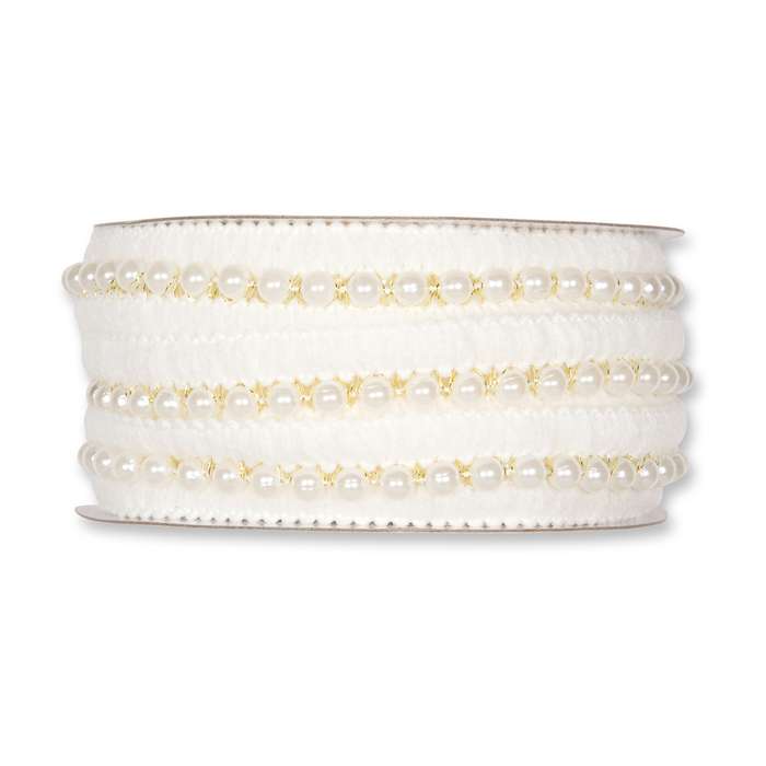 PH PandaHall Spitzenband Mit Perlen – 2,2 Cm Breit Für Deko, Nähen & Hochzeit