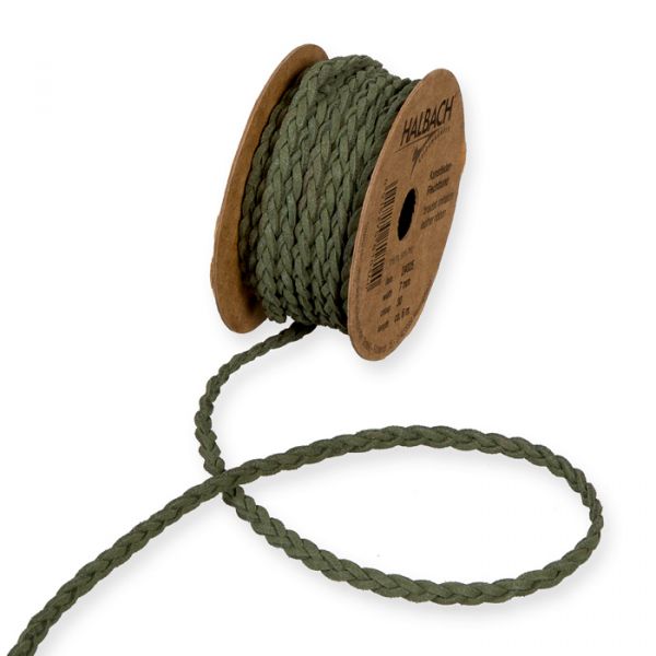 Kunstleder-Flechtband 24025 moss green Hauptbild Listing