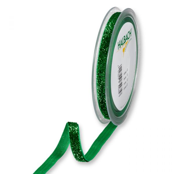 Glitter-Samtband 24046 emerald green Hauptbild Listing