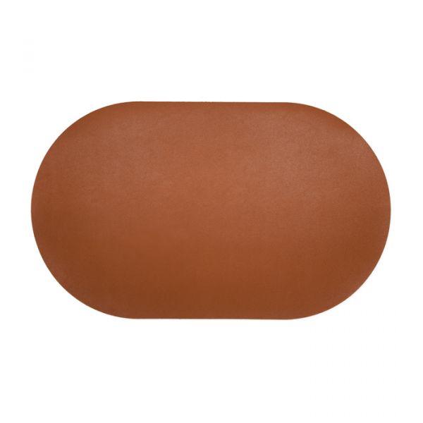 Kunstleder-Tischset ,oval, veganes Leder, Lederimitat 24504 natural Hauptbild Detail