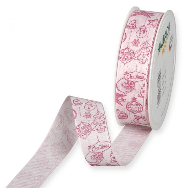 Druckband "Baumschmuck" 251 rose/berry Hauptbild Listing