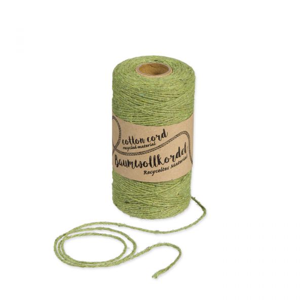 Recycling-Garn Baumwolle 25501 olive green Hauptbild Detail