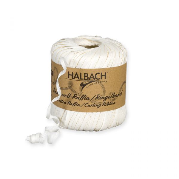 Baumwoll-Raffia/Ringelband 50g/100m 25504 off-white Hauptbild Listing
