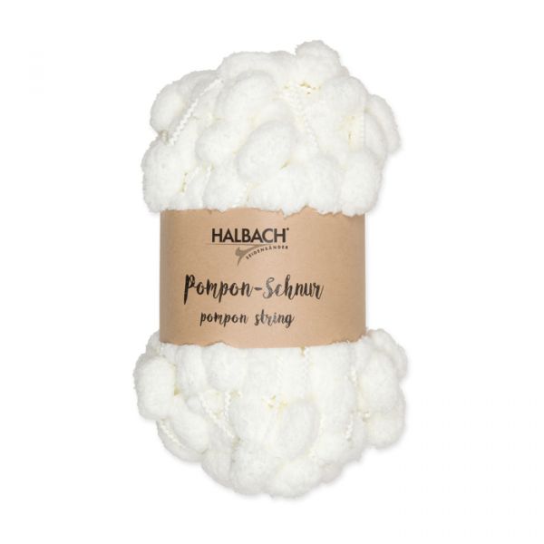 Pompon-Schnur 25505 white Hauptbild Detail