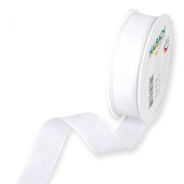 Transparentes Dekorationsband 2841 white Hauptbild Listing