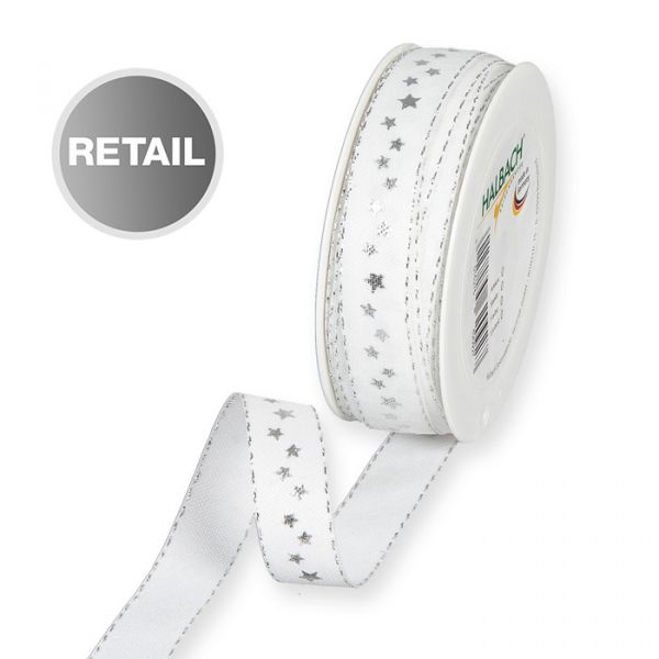 Druckband "Sternchen" 295R white/silver Hauptbild Listing