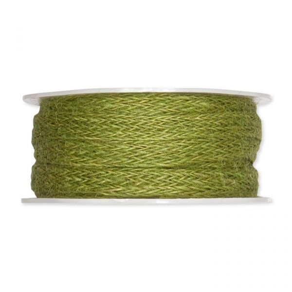 Jute Flechtband 3175 moss green Hauptbild Detail