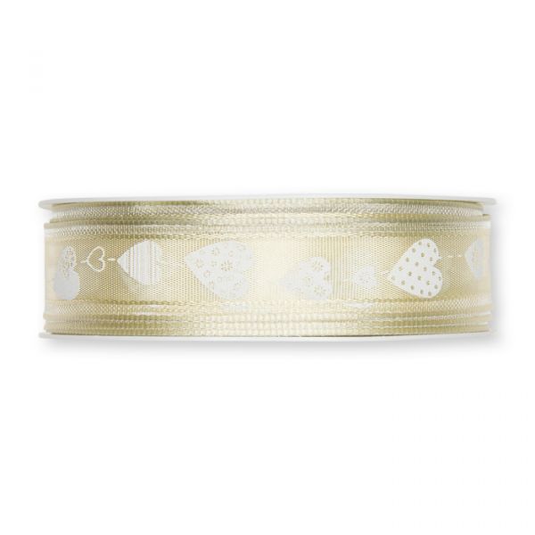 Druckband "Herzen" mit transparenten Streifen 321 cream/white Hauptbild Detail