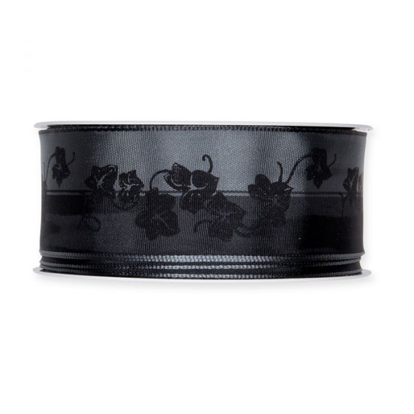Trauer-Druckband "Efeu" grey Hauptbild Detail