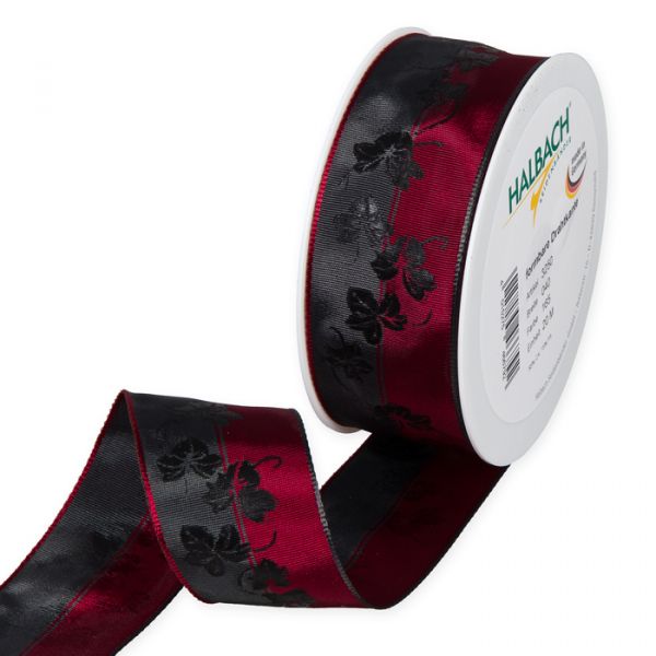 Trauer-Druckband "Efeu" 3250 dark red Hauptbild Listing