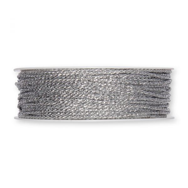 Lurexkordel silver Hauptbild Detail