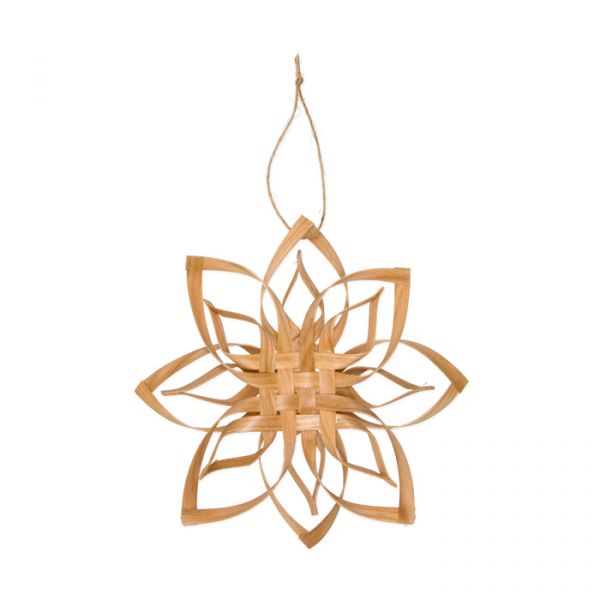 geflochtener Holzstern 34180 natural Hauptbild Detail