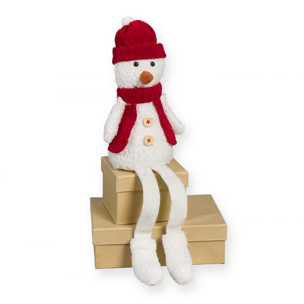 Schneemann-Aufsteller 34203 white/red Hauptbild Detail