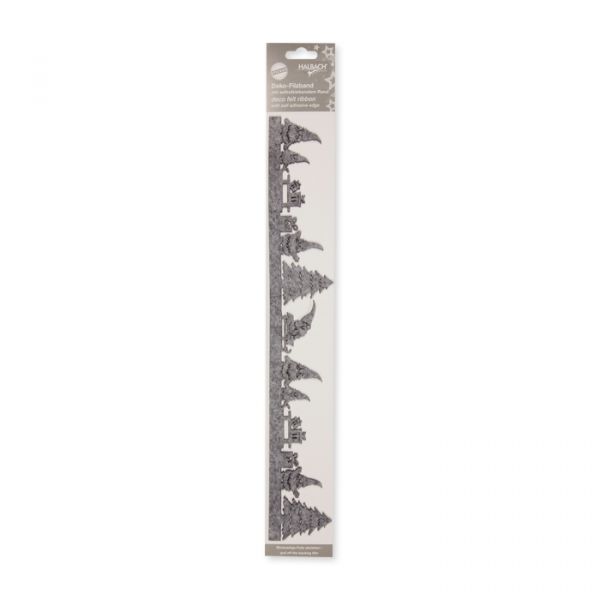 Filzband "Wichtel" mit selbstklebendem Rand 35105 light grey Hauptbild Detail