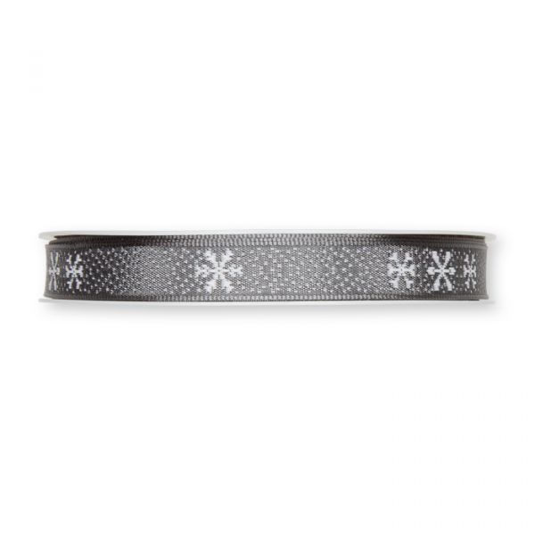 Weihnachtsband 3625 grey/white Hauptbild Detail