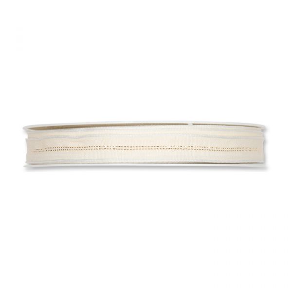 Streifenband 3727 cream/white/gold Hauptbild Detail