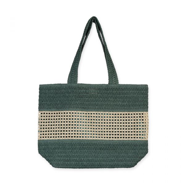 Schultertasche, Shopper, Strandtasche, Basttasche 42406 dark sage/natural Hauptbild Detail