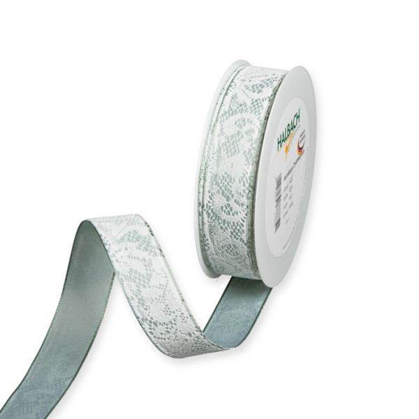 Druckband "Spitze" 425 jade/white Hauptbild Listing