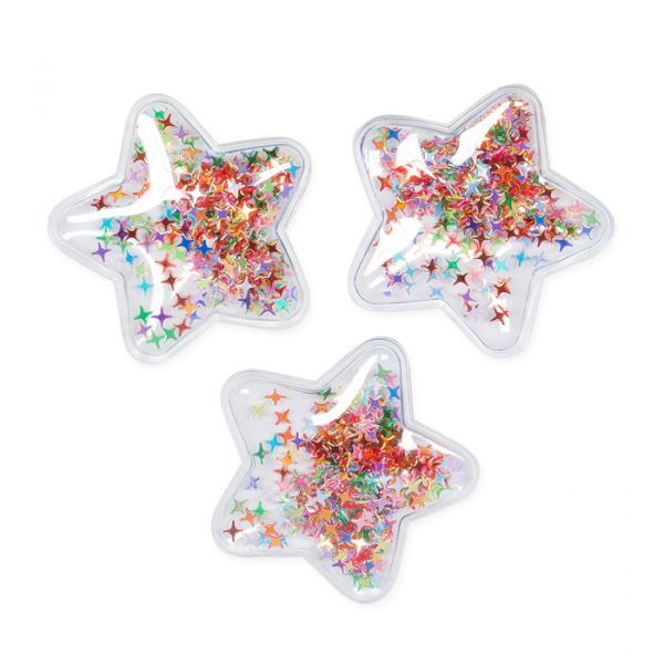 Deko-Sterne "Pailletten" 44112 multicolour stars Hauptbild Detail