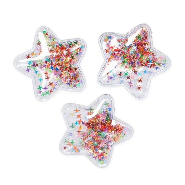 Deko-Sterne "Pailletten" 44112 multicolour stars Hauptbild Detail