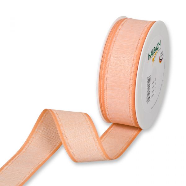 Dekorationsband Baumwoll-Optik / meliert 4527 apricot Hauptbild Listing